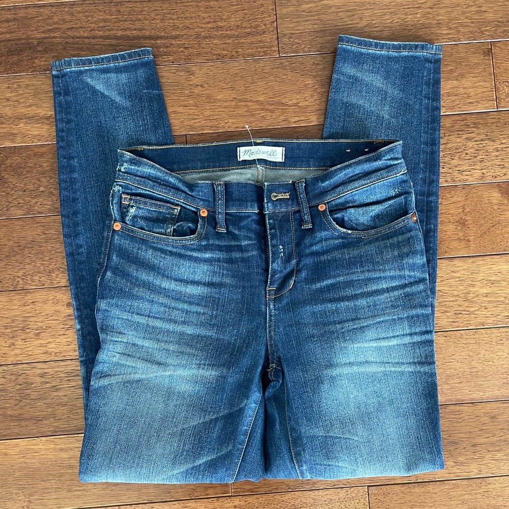 Madewell Women's Dark Blue Skinny Jeans